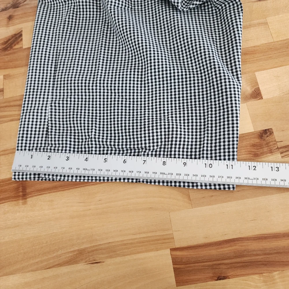 CHEF WORKS Chef Pants Mens Size 4XL Black/White Gingham Check NWT